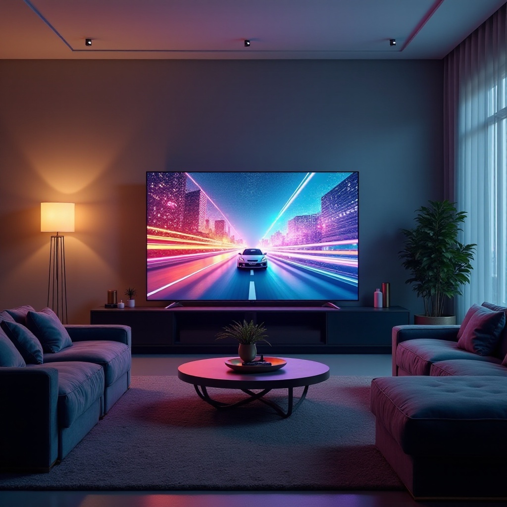 120リフレッシュレートの65インチテレビ