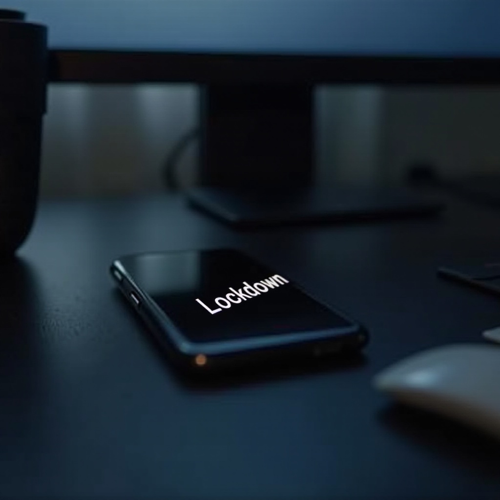 การล็อกดาวน์บนโทรศัพท์ของฉันหมายถึงอะไร