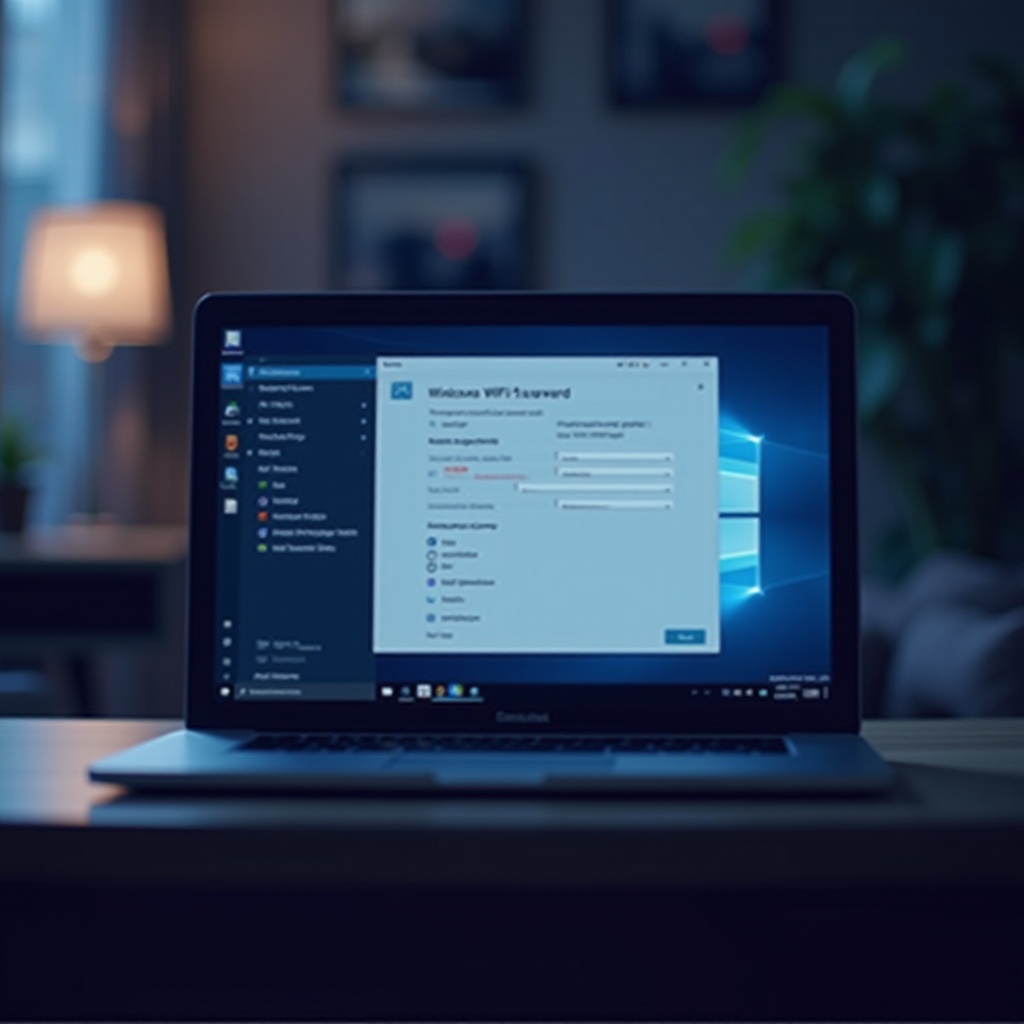 Windows 10에서 와이파이 비밀번호 확인