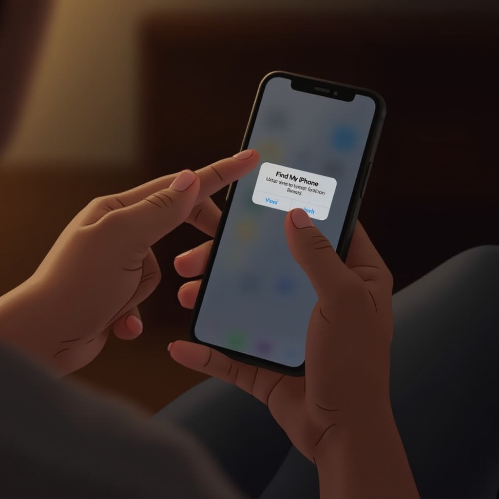 Etsi iPhoneni -hälytys jumittunut näytölle
