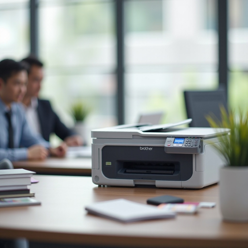 cara menemukan alamat IP printer brother