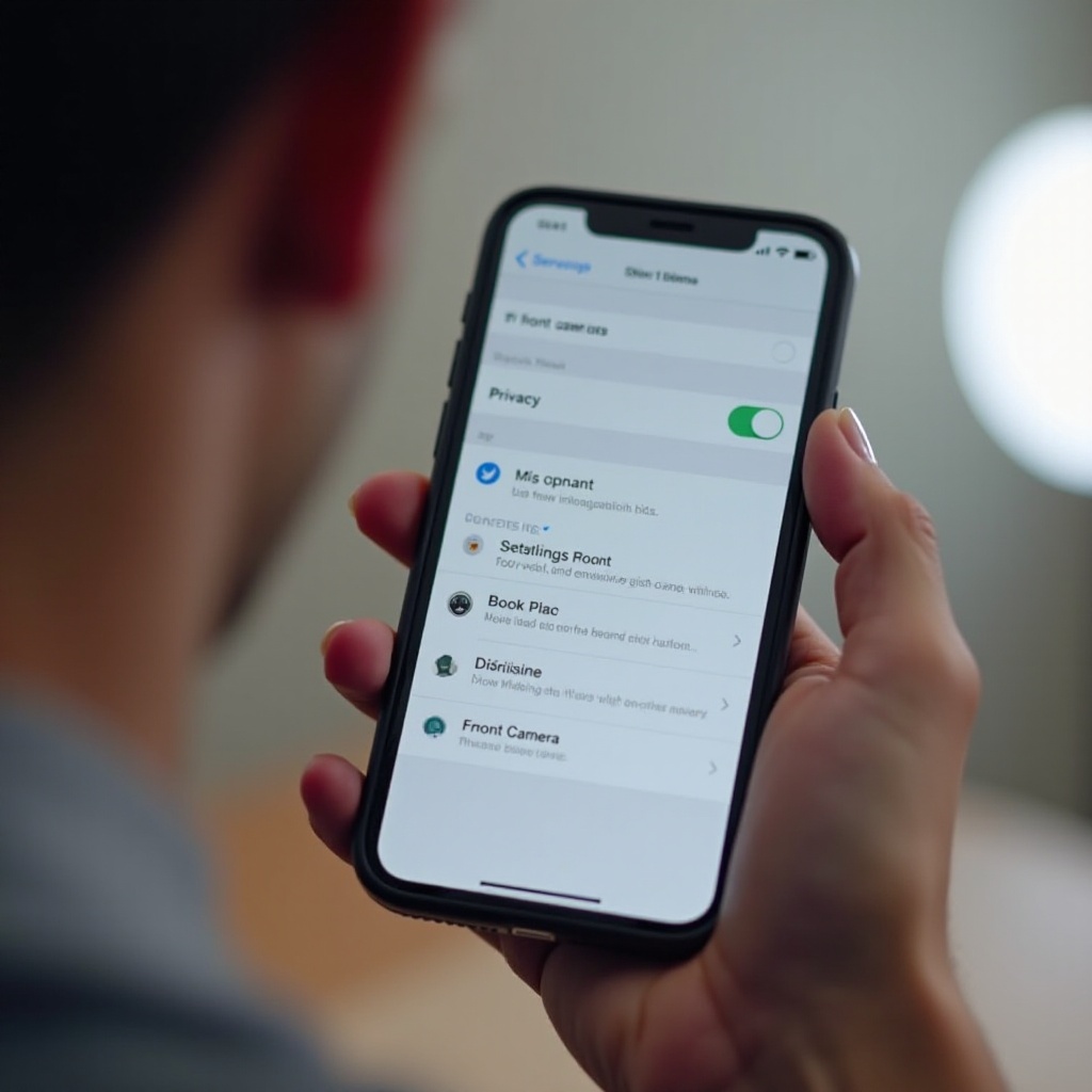hoe de voorcamera van de iPhone te stoppen met verwerken