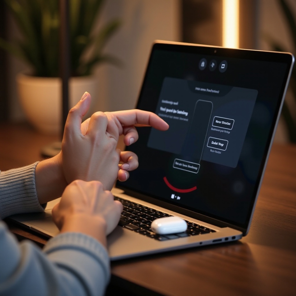 AirPods nie łączą się z MacBookiem