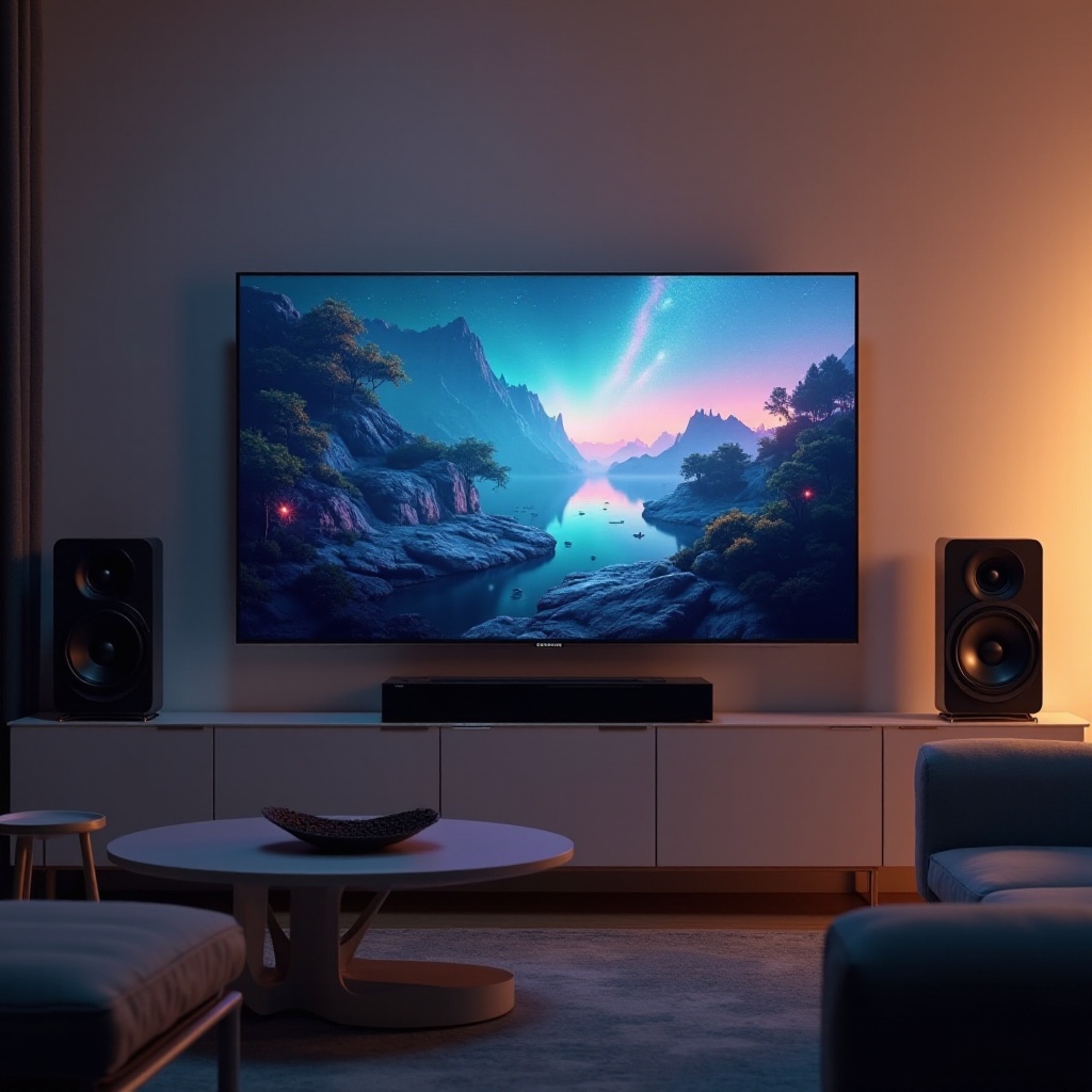 parhaat sisäänrakennetuilla kaiuttimilla varustetut televisiot