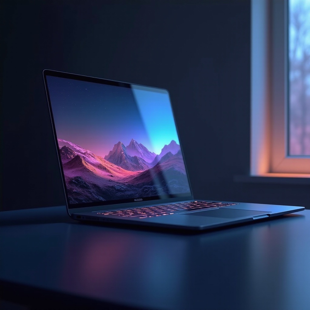 laptop with 4k display