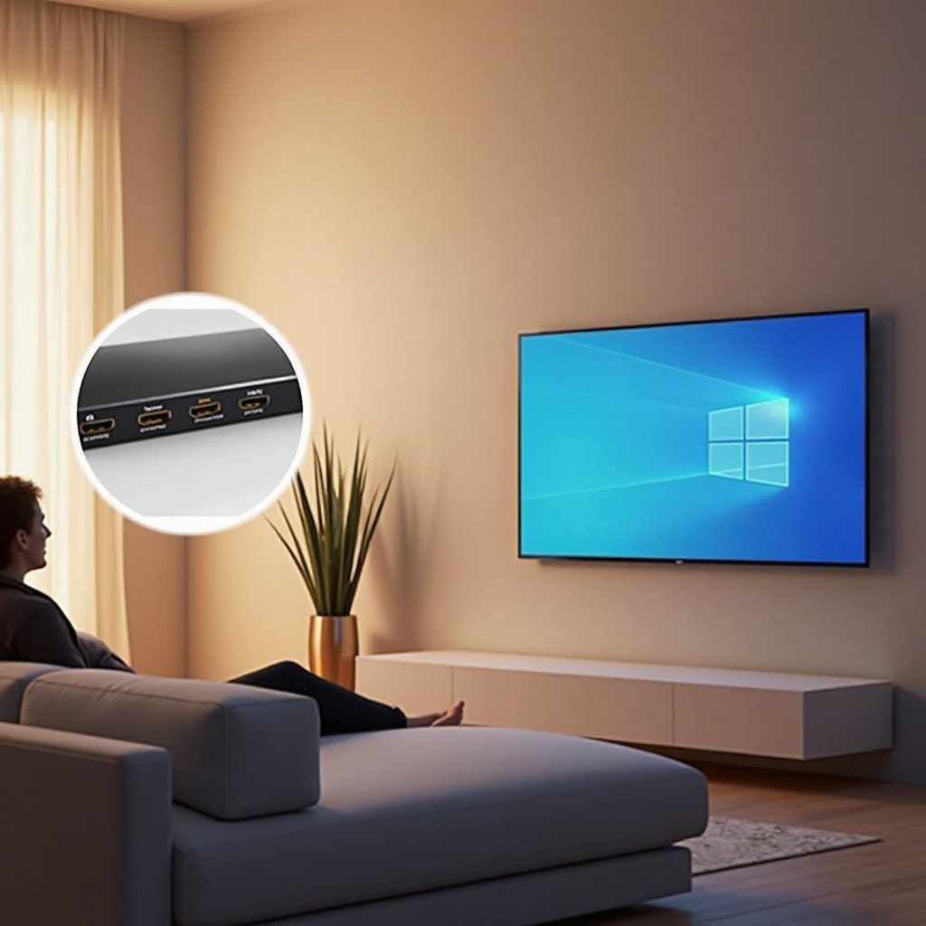 tv met 4 HDMI-poorten