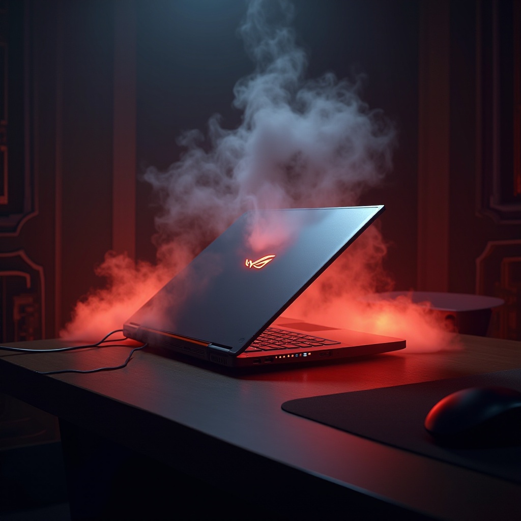 asus rog zephyrus g16 too hot plugged