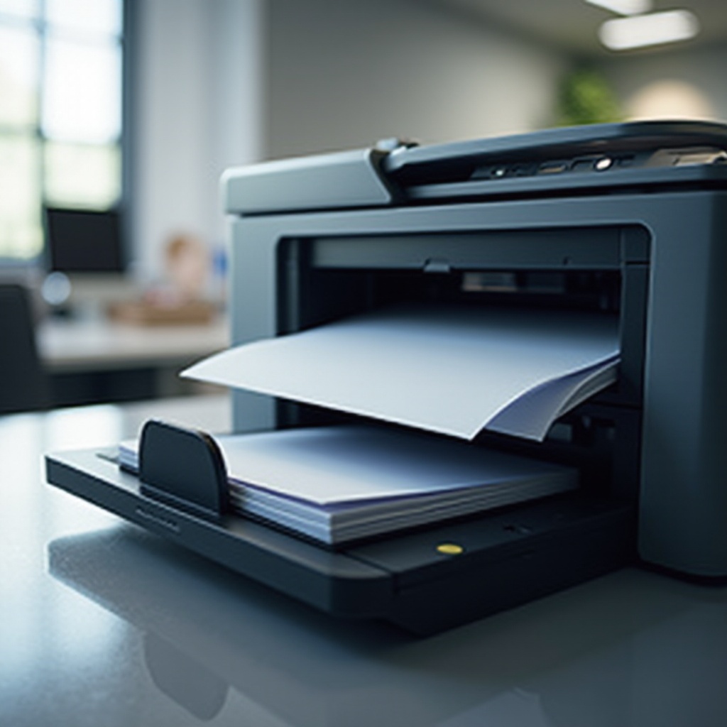 kertas printer tidak masuk