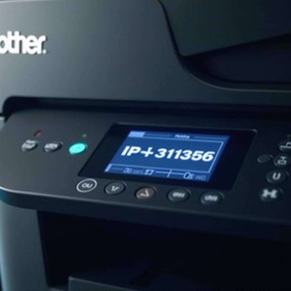 วิธีค้นหาที่อยู่ IP ของพรินเตอร์ Brother