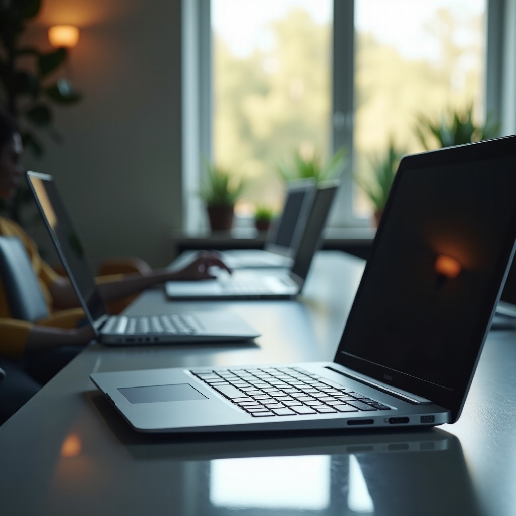 laptopcomputer met Windows 7