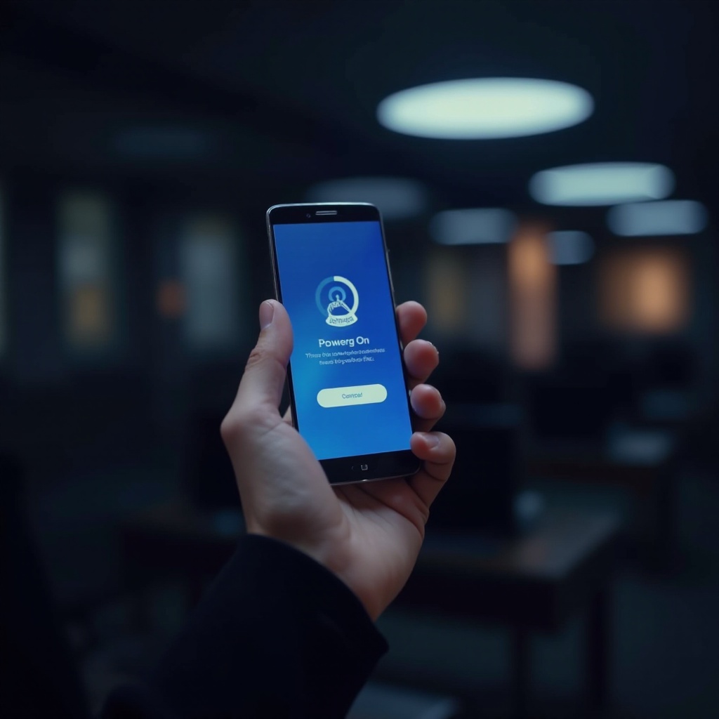 kytke puhelin päälle ilman virtapainiketta samsung