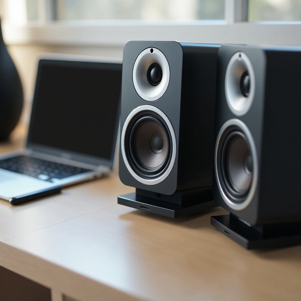 3.5mm 잭이 있는 스피커