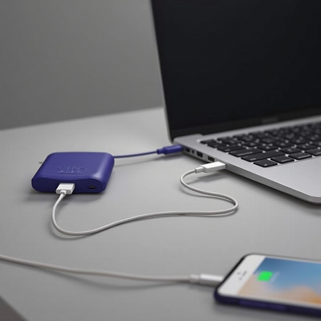 cara mengisi daya laptop dengan pengisi daya ponsel