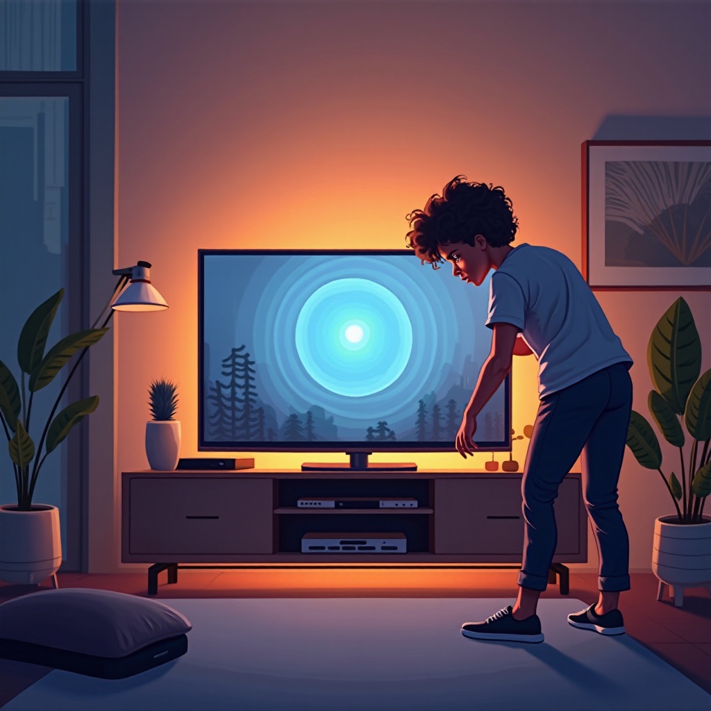 suara klik televisi samsung