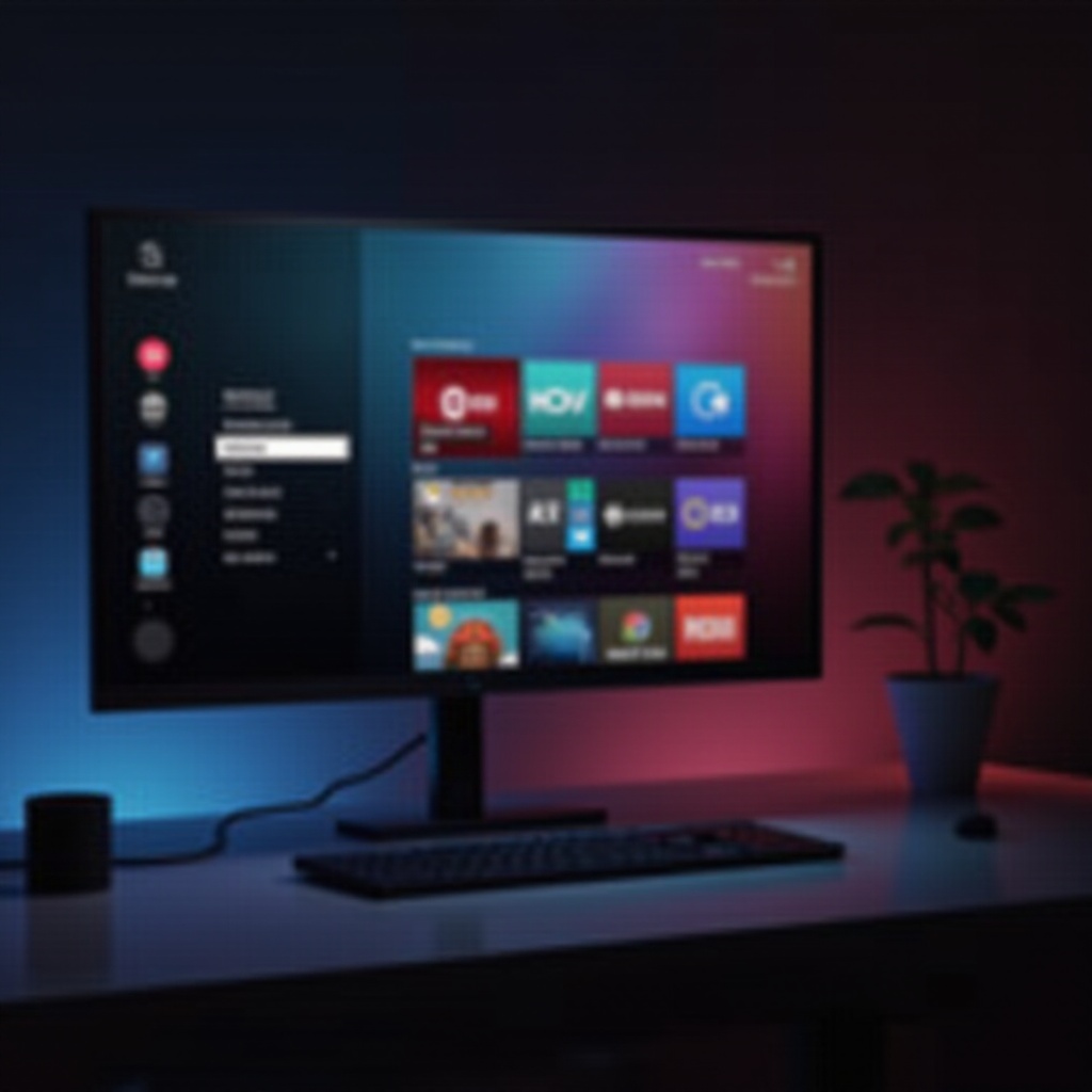 korzystanie z Firestick na monitorze ViewSonic VX1755