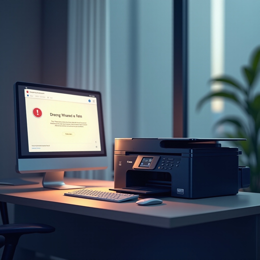 moja drukarka Canon jest offline