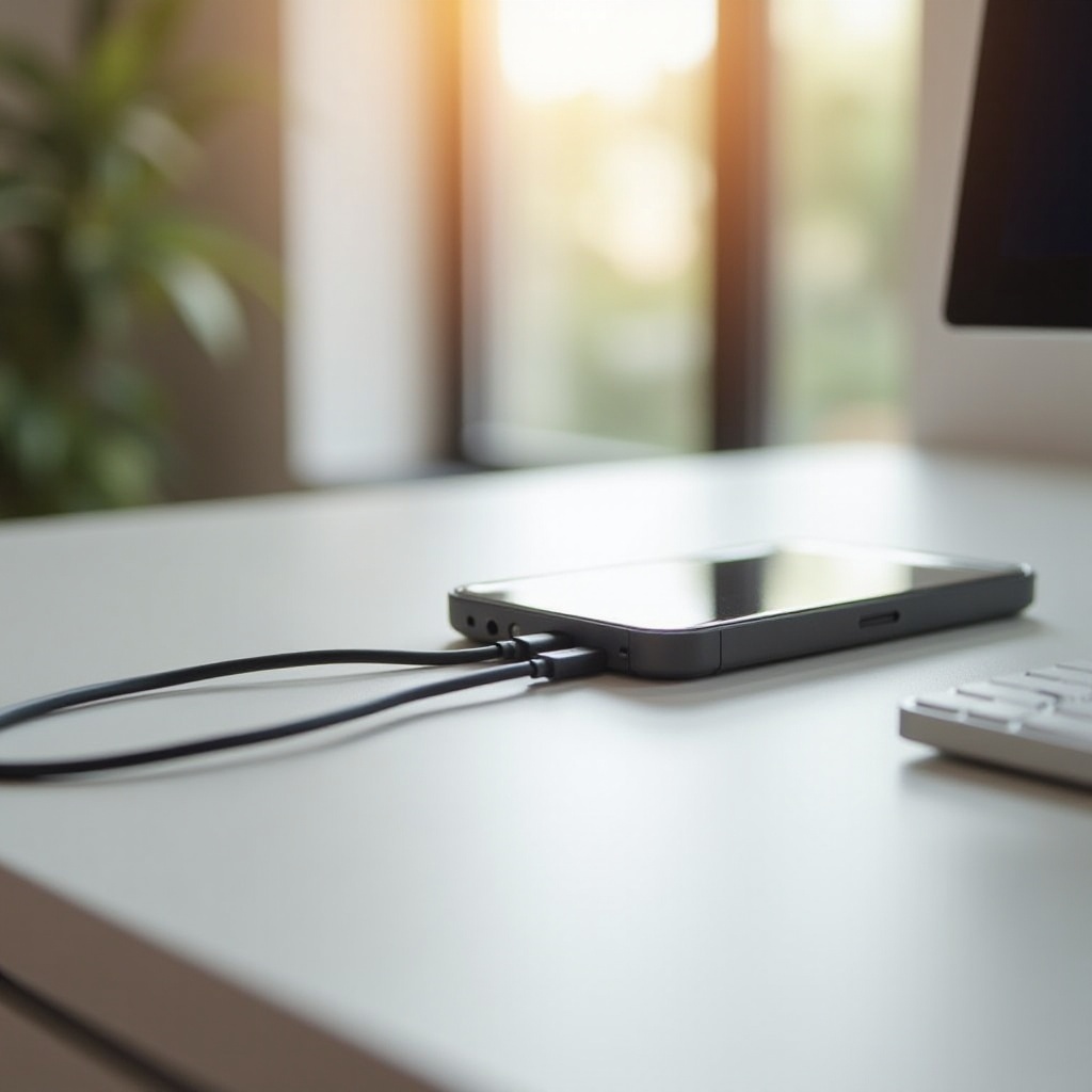 hoe een laptop op te laden met een telefoonoplader