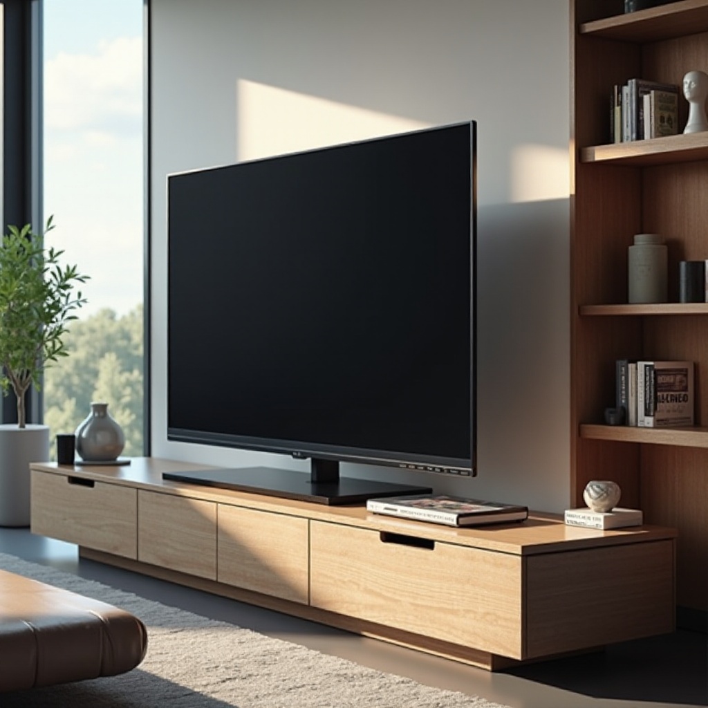 4개의 HDMI 포트를 가진 TV